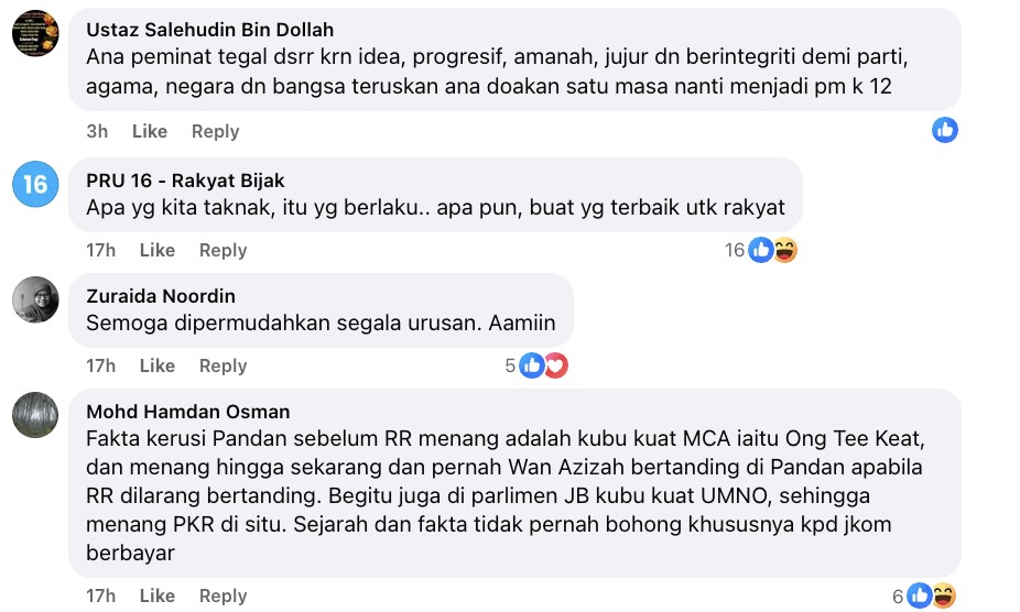 rafizi ramli kongsi